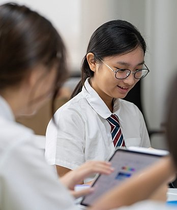 Pupil studying with focus and confidence at Brighton College Bangkok Vibhavadi, a leading international school in Thailand
