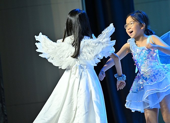  Prep pupils enjoying a joyful stage performance at Brighton College Vibhavadi international school 