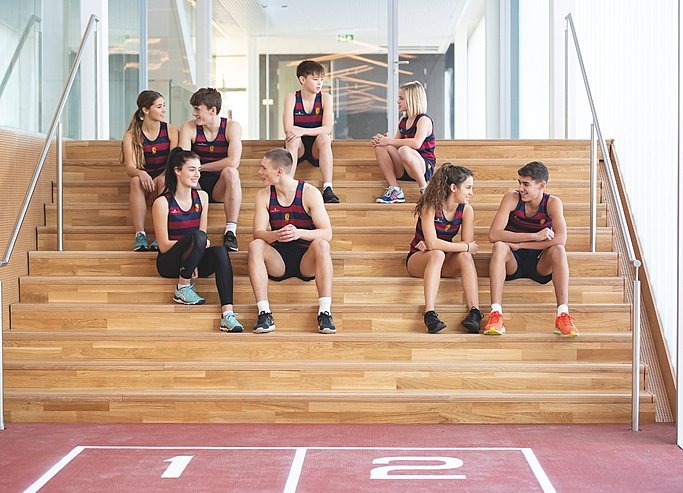  Pupils joining the running club at Brighton College Vibhavadi, building resilience and wellbeing through co-curricular sport. 