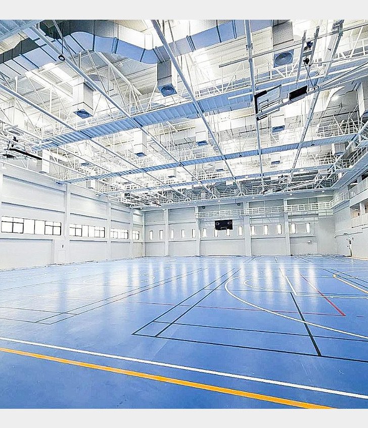  Modern gymnasium at Brighton College Vibhavadi, offering space for sports and co-curricular activities at a top international school in Thailand. 