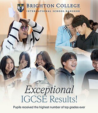  IGCSE result day at Brighton College Bangkok pupils exceptional grades 
