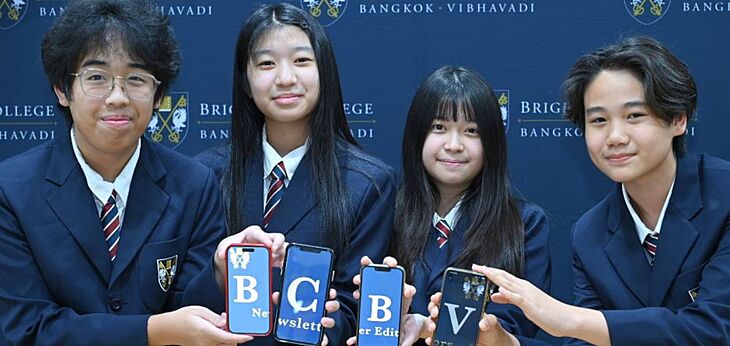  Brighton College Bangkok Vibhavadi pupils celebrating Awards Ceremonies and Graduation at the end of the inaugural academic year. 