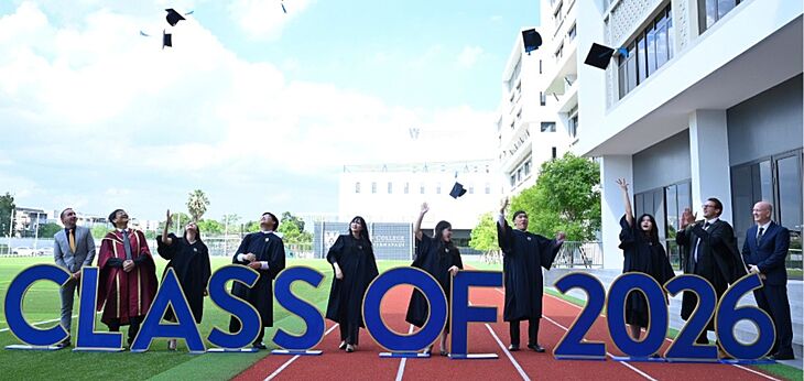  Celebrating the Class of 2026, the first graduating class of Brighton College Bangkok Vibhavadi. 