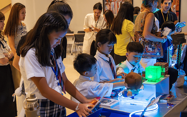  CCA Fair Pupils playing Parents Learning Enjoying Brighton College Bangkok 