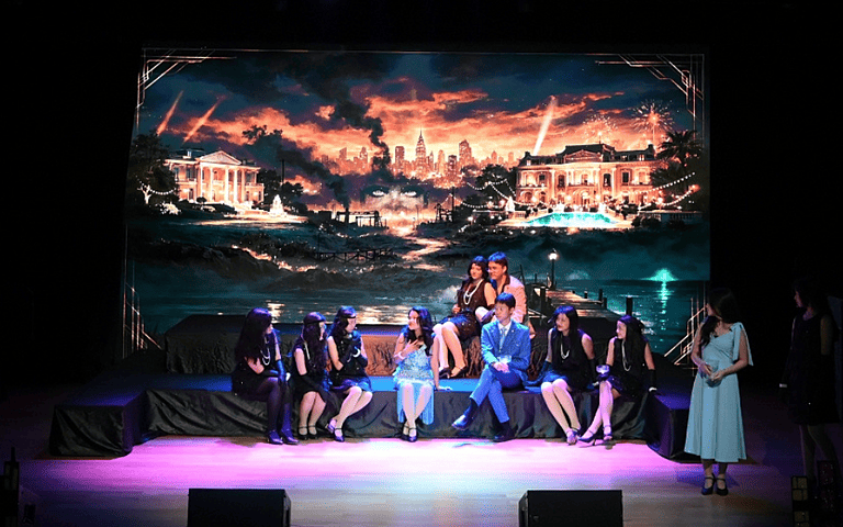  Students performing The Great Gatsby theatre production at Brighton College Bangkok Vibhavadi 