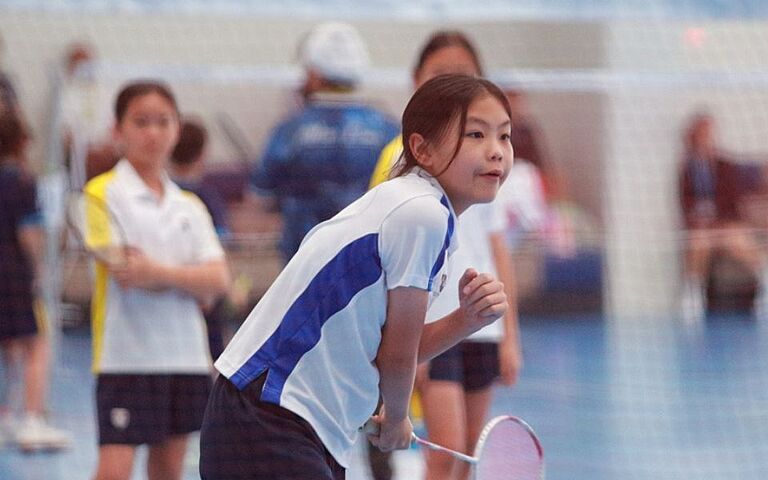  Primary pupils representing Brighton College Bangkok Vibhavadi in a friendly U9 and U11 badminton match with BCIS. 