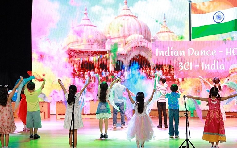  Pupils taking audiences on a musical journey through different countries and cultures, celebrating global learning through the performing arts. 