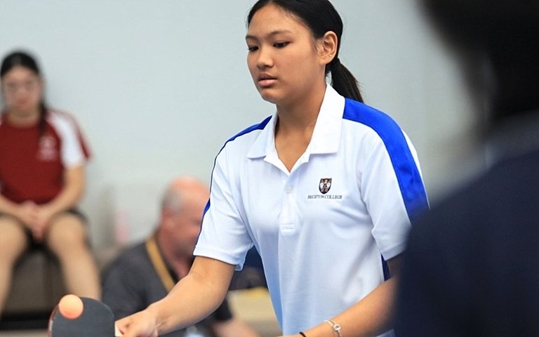  Pupils participate in the first TISAC Table Tennis event at Brighton College Vibhavadi, showcasing teamwork and sportsmanship. 