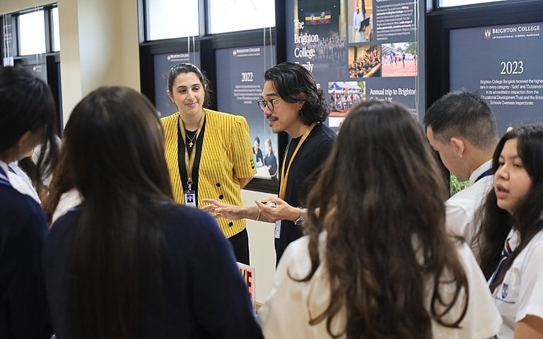  Four international universities visited Brighton College Vibhavadi to guide pupils on global education and creative career opportunities. 