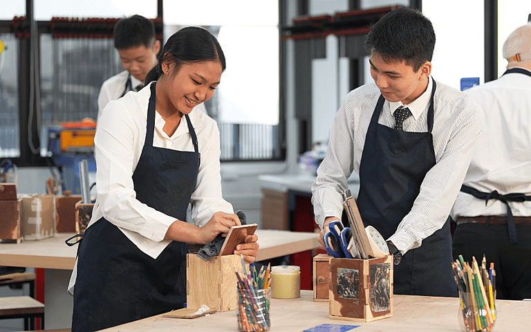  Guided campus tour during Open House International School Bangkok 