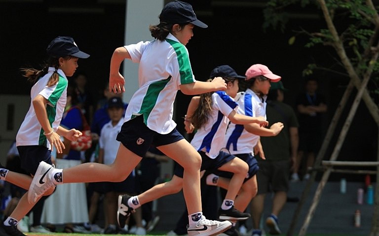  Prep School pupils enjoying exciting Sports Day activities that promote teamwork, resilience, and confidence. 