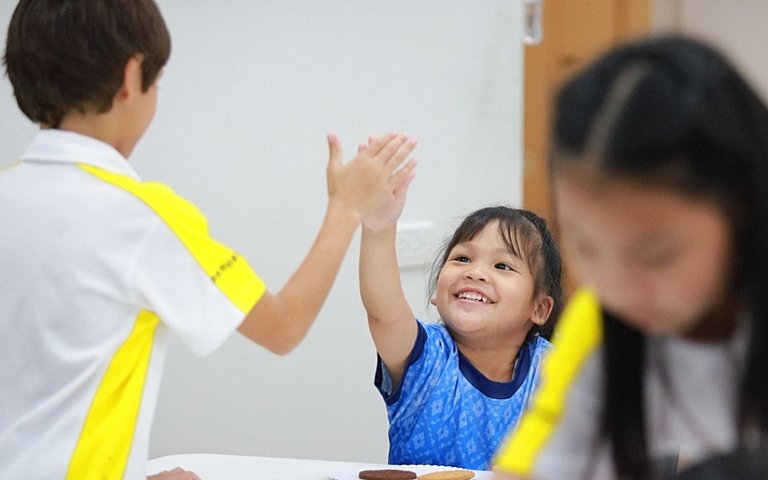  Pupils celebrating Make a Difference Day through activities that promote kindness, gratitude, and positive values. 