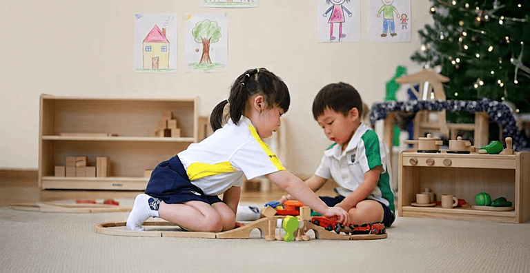  Children exploring and learning in the Early Years environment at Brighton College Bangkok Vibhavadi 