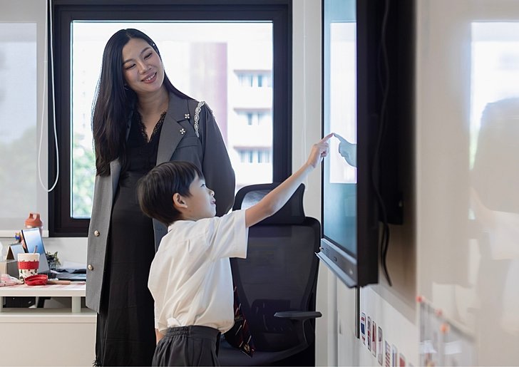  learning in the classroom at Brighton College Vibhavadi international school 