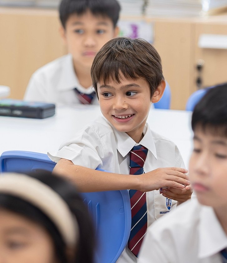  Happy pupils learning in class at Brighton College Vibhavadi, supporting parents researching international school fees in Bangkok 