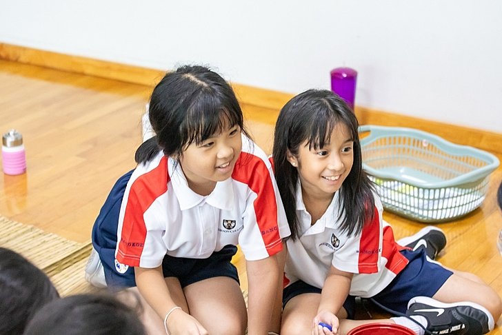  Pupils learning about plastic recycling during a Precious Plastic event at Brighton College Vibhavadi, building environmental responsibility. 