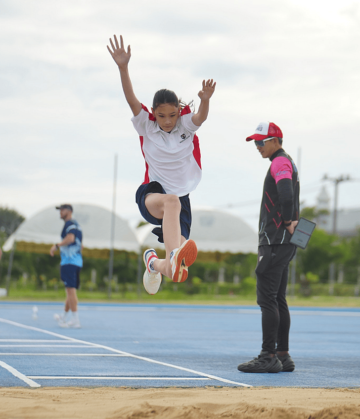  Pupil swimming at Brighton College Bangkok Vibhavadi as part of the Sport Scholarship programme 