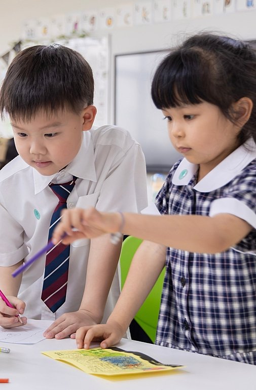  Prep pupils learning with enthusiasm at Brighton College Bangkok Vibhavadi campus life 